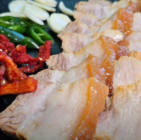 수육근접촬영