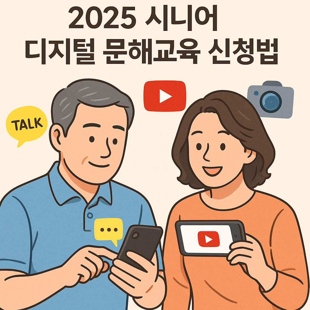 중장년층을 위한 스마트폰 무료 강의 BEST 5|사진, 문자, 유튜브까지 쉽게 배워요