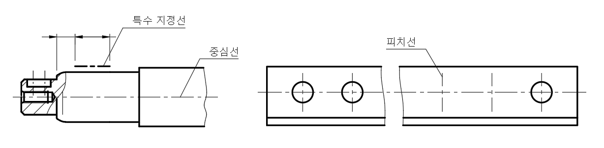 특수-지정선-중심선-피치선
