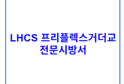 LHCS 프리플렉스거더교 전문시방서