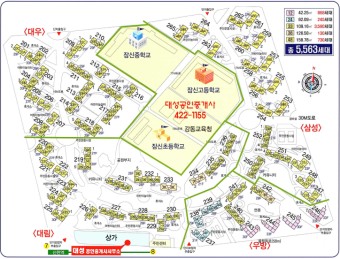 잠실 리센츠 단지도