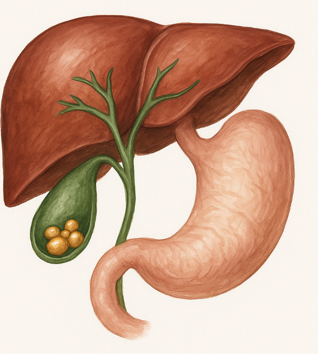 담석증 원인, 증상, 치료 방법