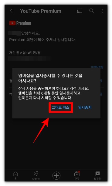 유튜브 프리미엄 구독 서비스 해지방법 알아보기