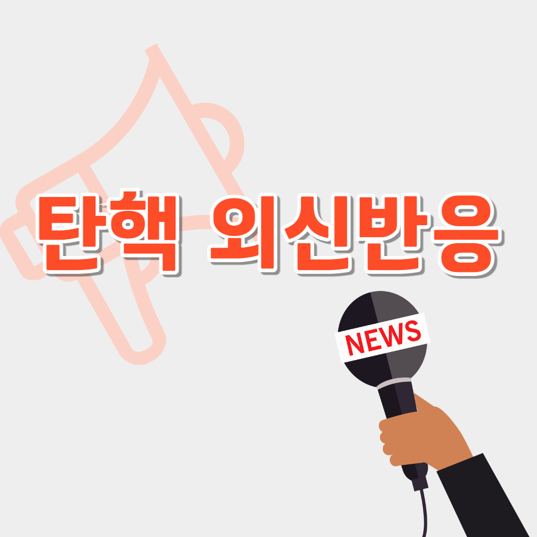 윤대통령 탄핵 해외 반응