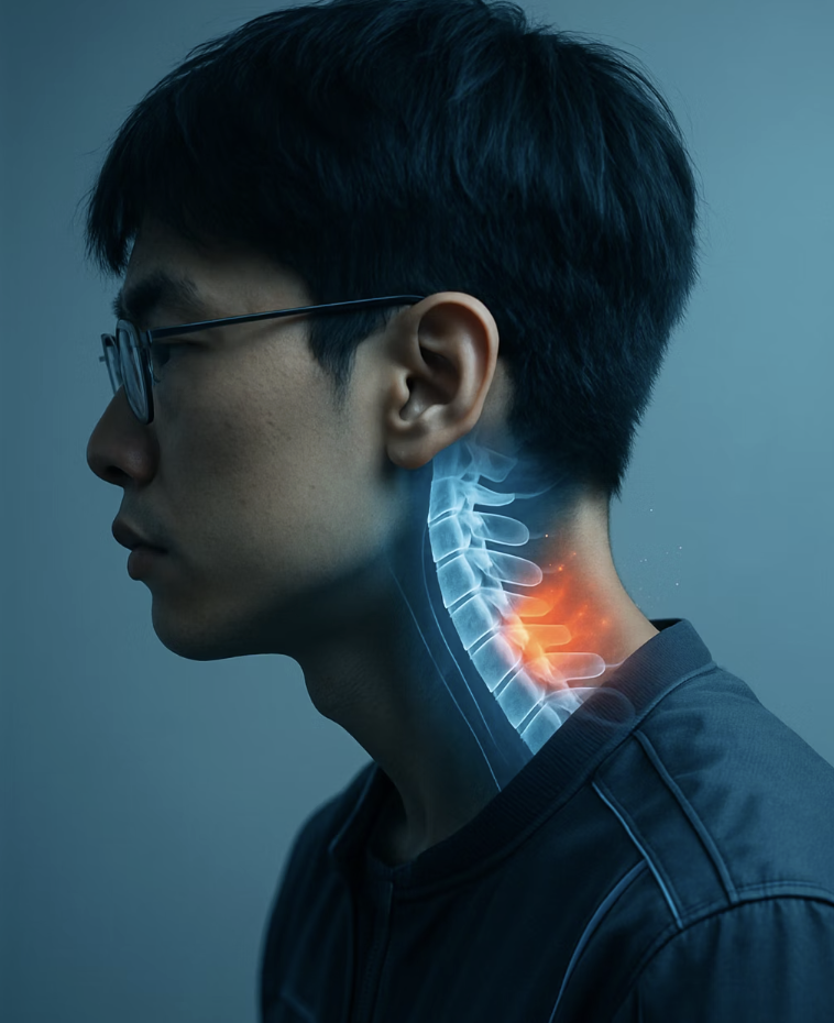 범인은 바로 '거북목'