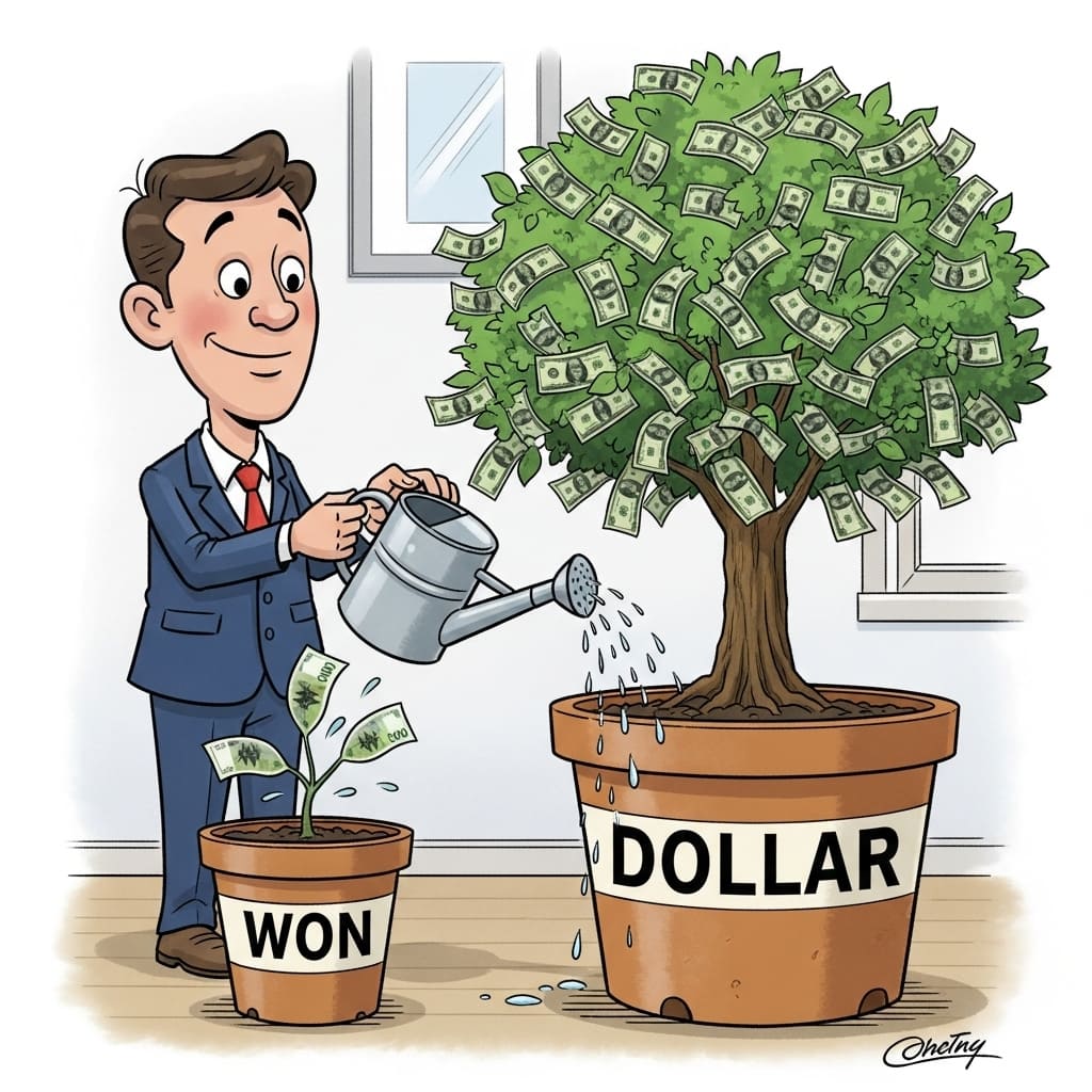 달러 자산을 키워나가야 한다