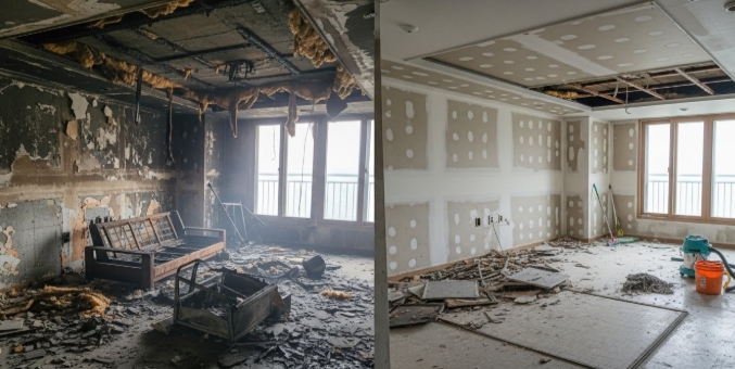 부안 빌라 화재 복구 전문