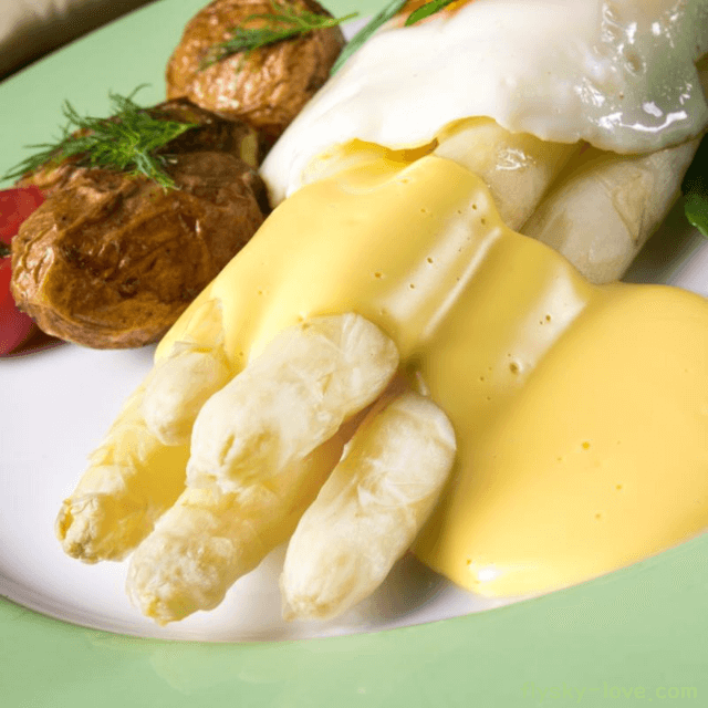 화이트 아스파라거스 구이