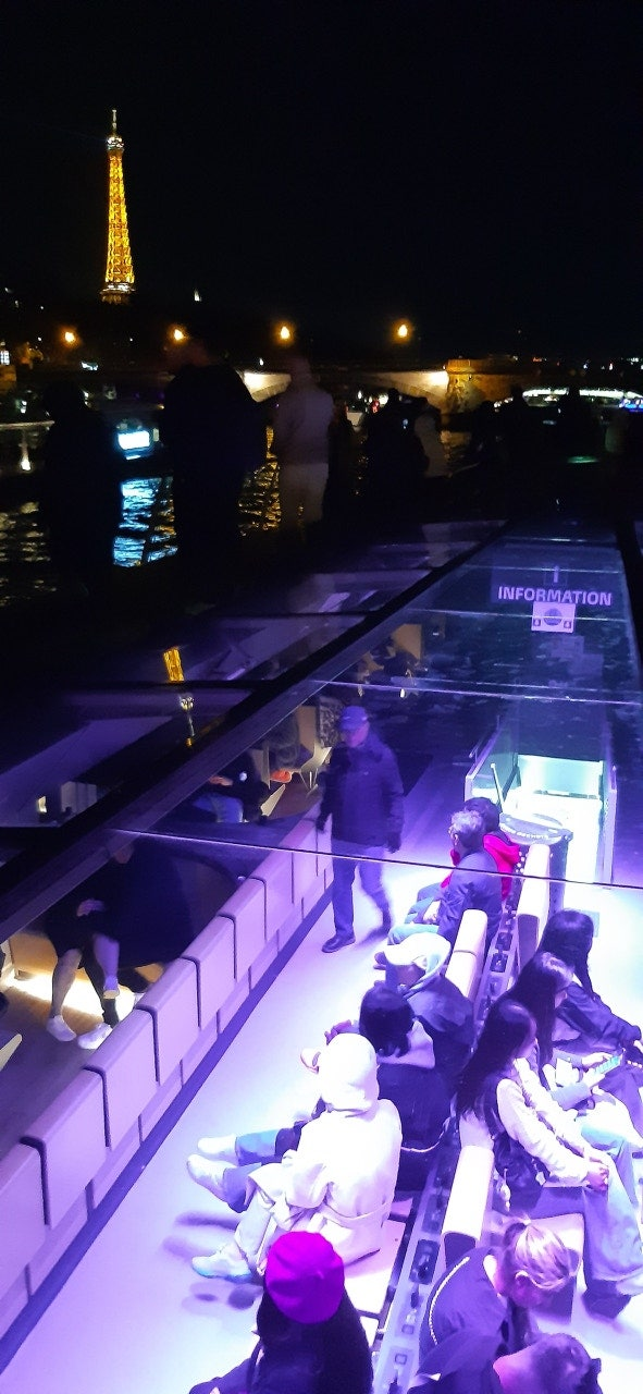 파리 유람선 모습