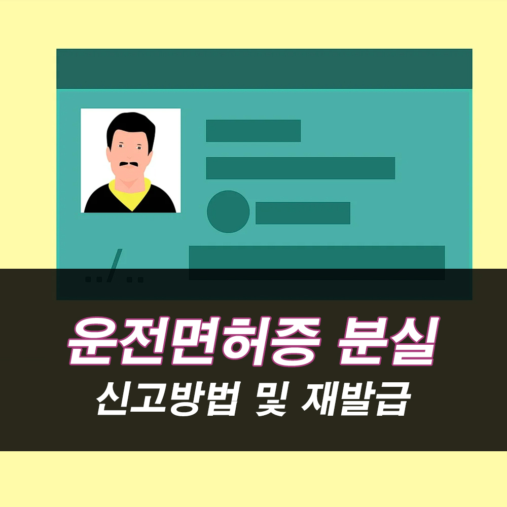 운전면허증 분실 신고