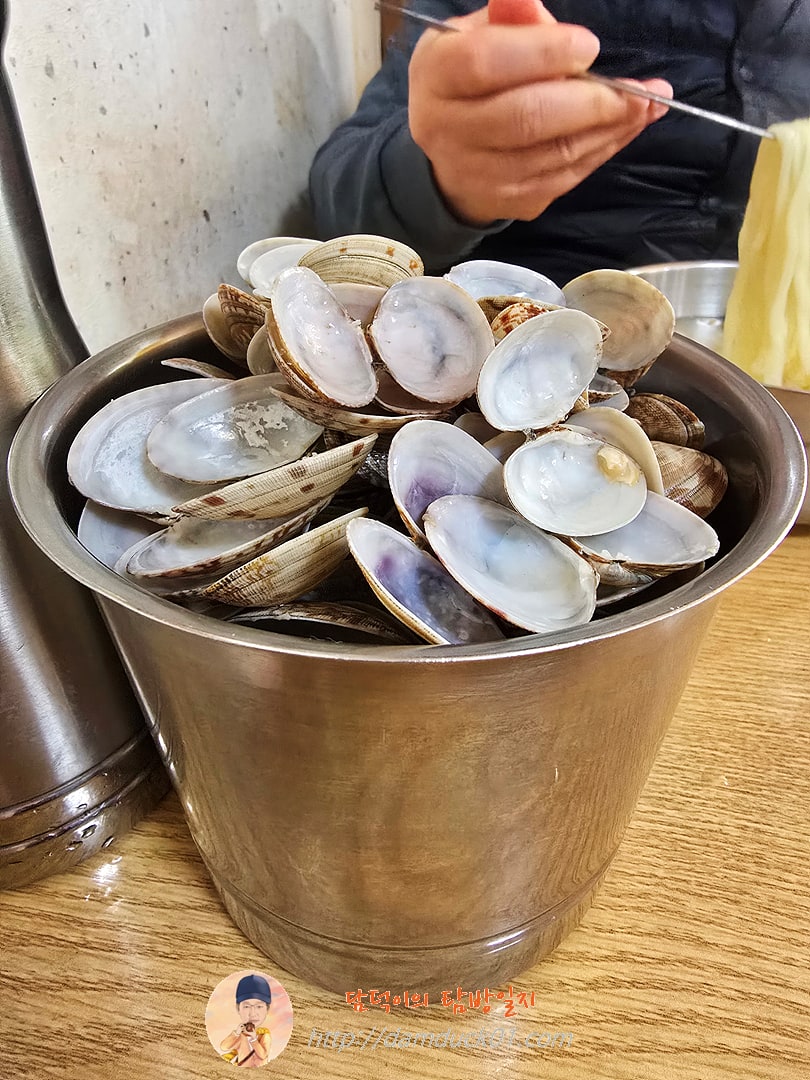 바지락칼국수