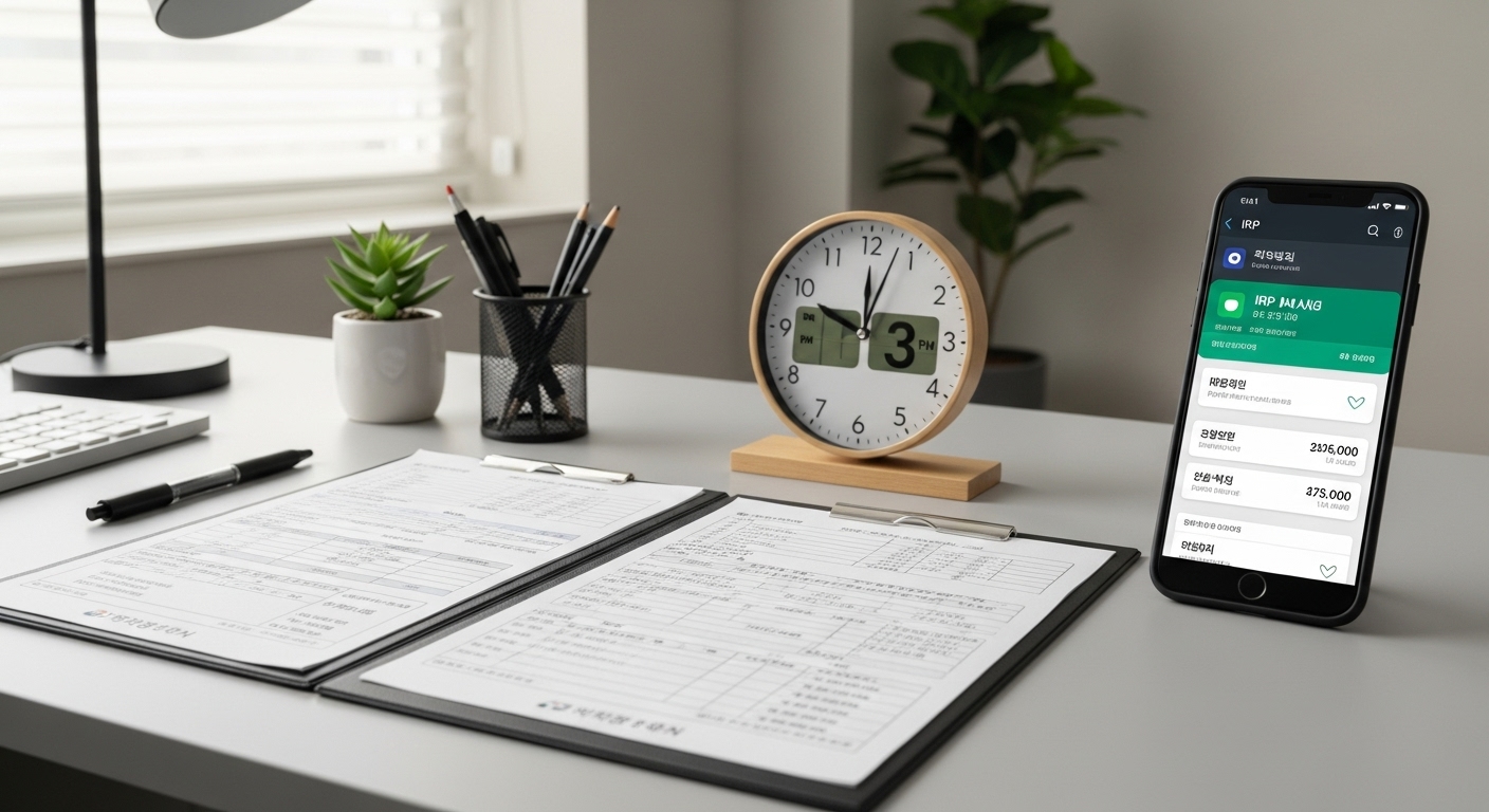 IRP 조건, 은행 업무시간, 해지 사유