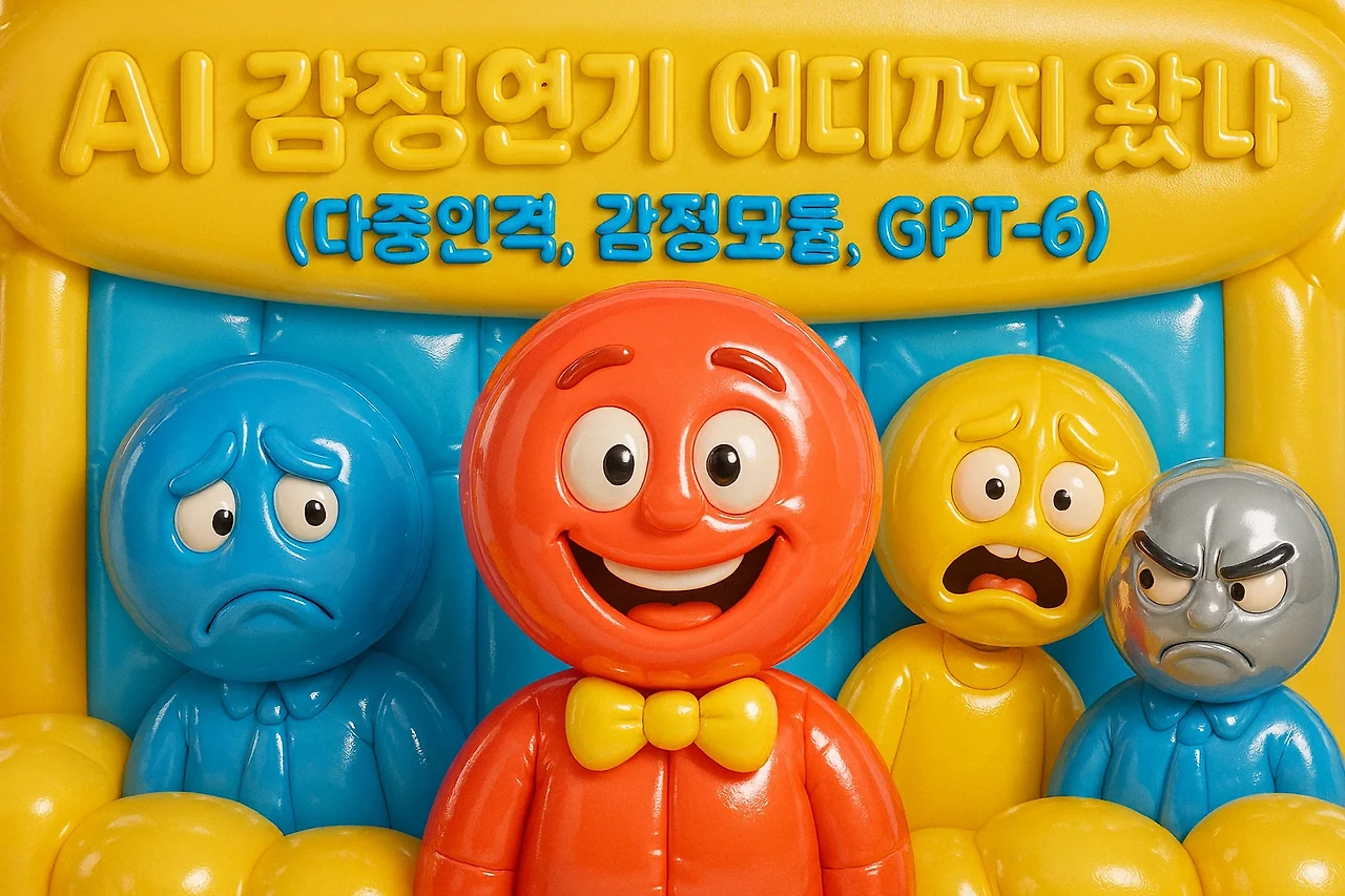 AI 감정연기 어디까지 왔나 (다중인격, 감정모듈, GPT-6) 관련 이미지