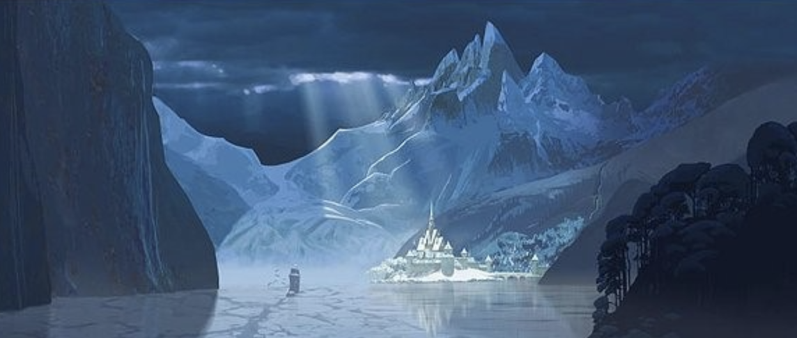 모든게 얼어버린 아렌델