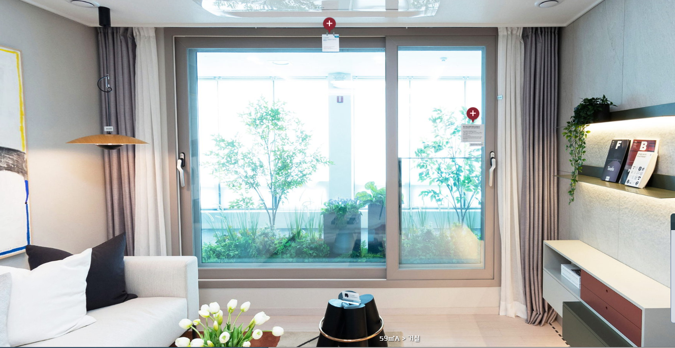 원당역 롯데캐슬 스카이엘 - 거실 창호