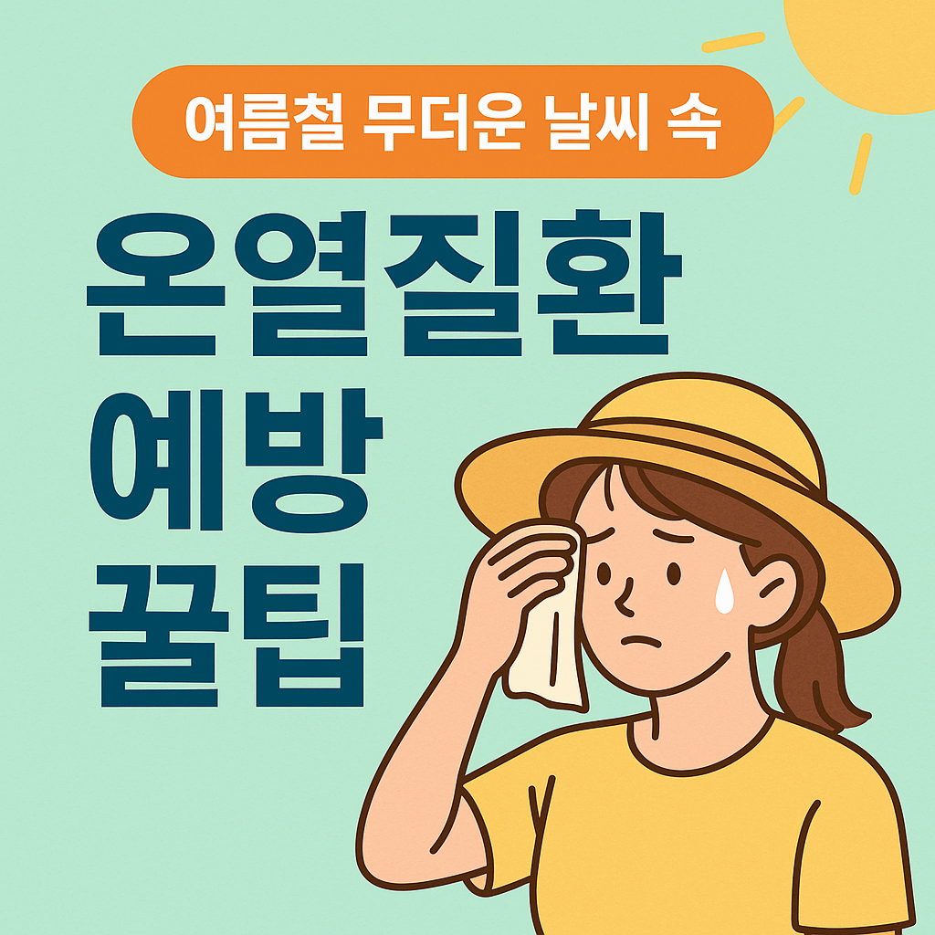 폭염에 지지 않기! 여름철 온열질환 예방 꿀팁 완벽 정리