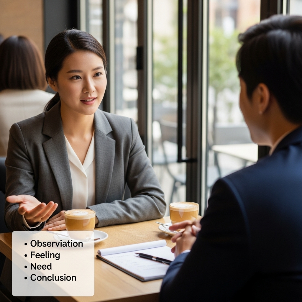 해결책 제시: 말문 트이는 4단 대화 스크립트