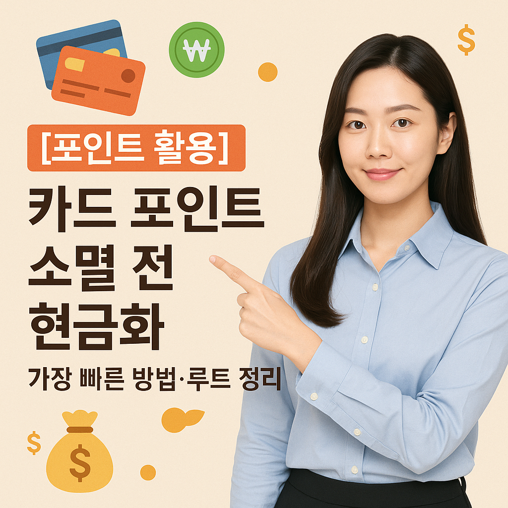 [포인트 활용] 카드 포인트 소멸 전 현금화 ｜ 가장 빠른 방법&middot;루트 정리