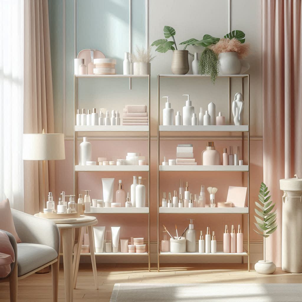 피부,체형관리 샵 배경