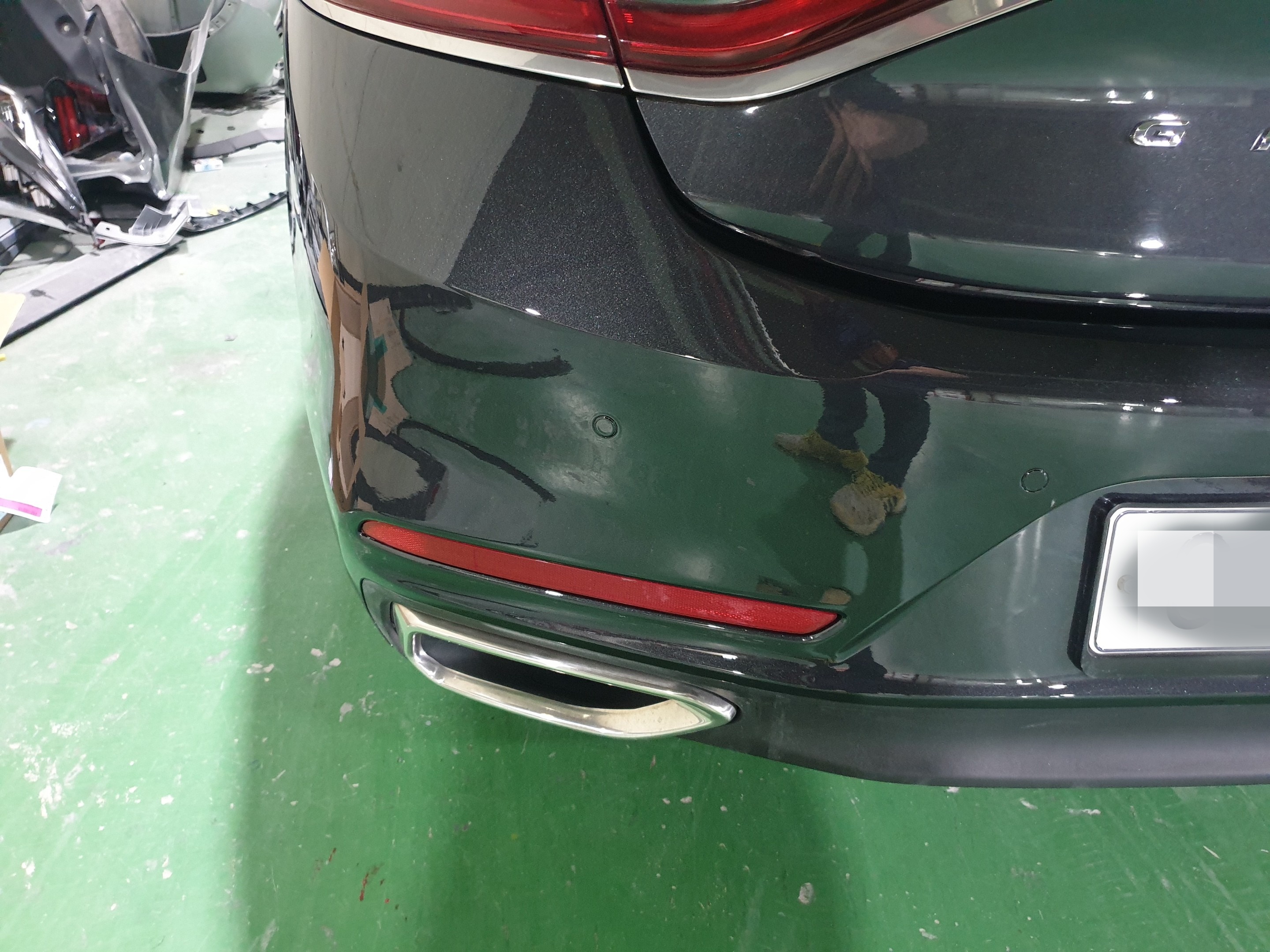 범퍼 전체도색 완료