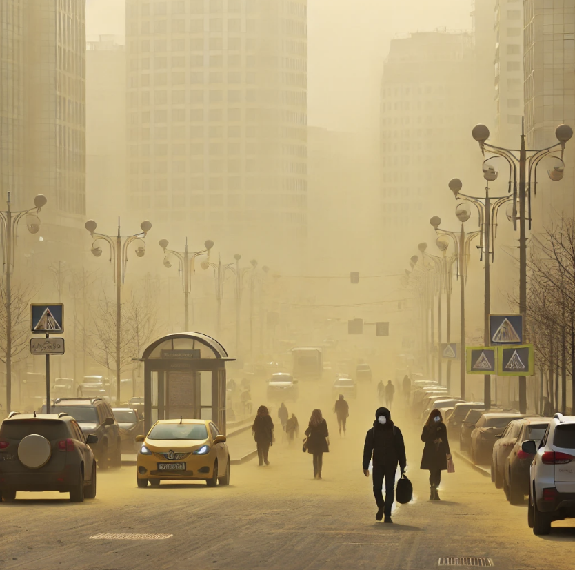 봄철 황사와 미세먼지