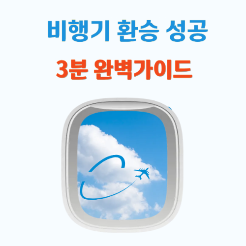 비행기 환승 3분 완벽 가이드