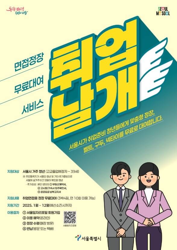 청년 취업 지원, AI 면접부터 무료로 정장 대여까지! 서울시 맞춤형 프로그램 총정리