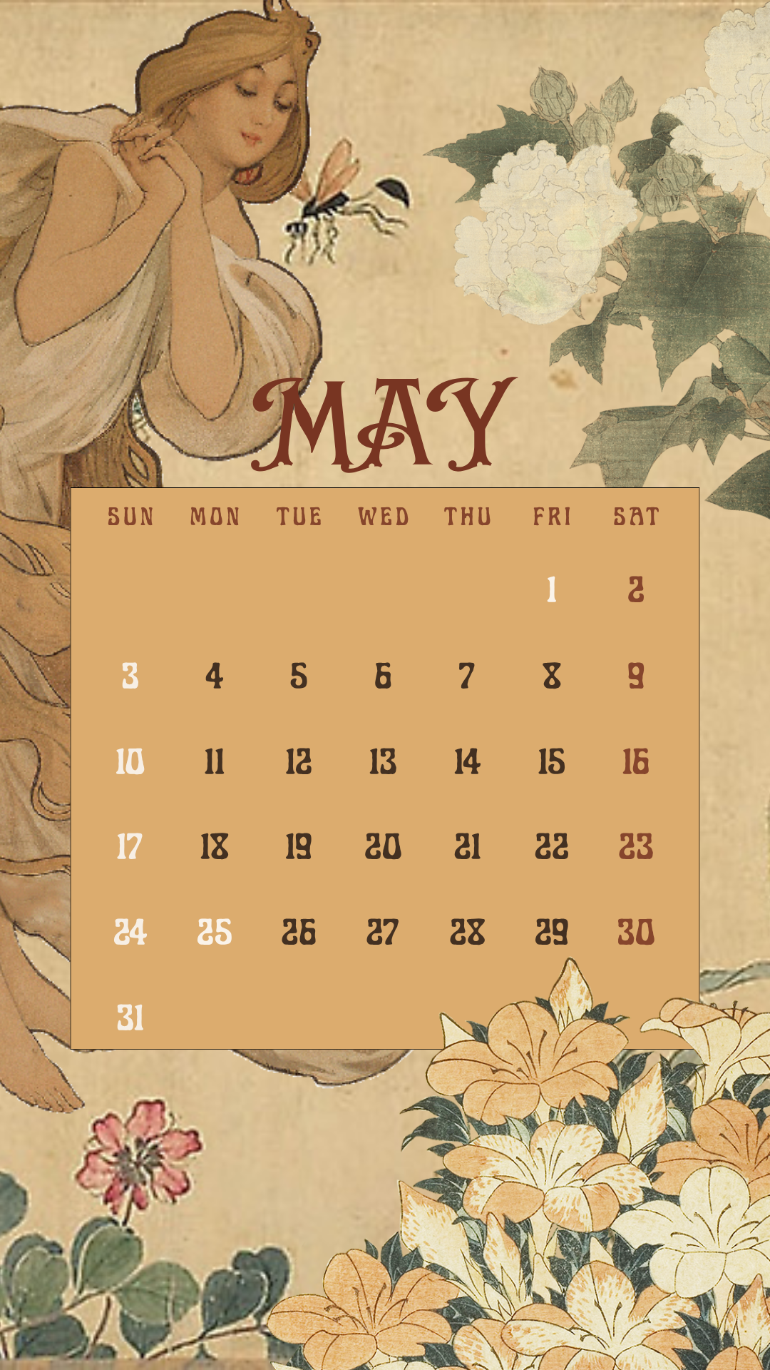 2026년5월 달력 배경화면 스마트폰 바탕화면 이미지 사진 모음