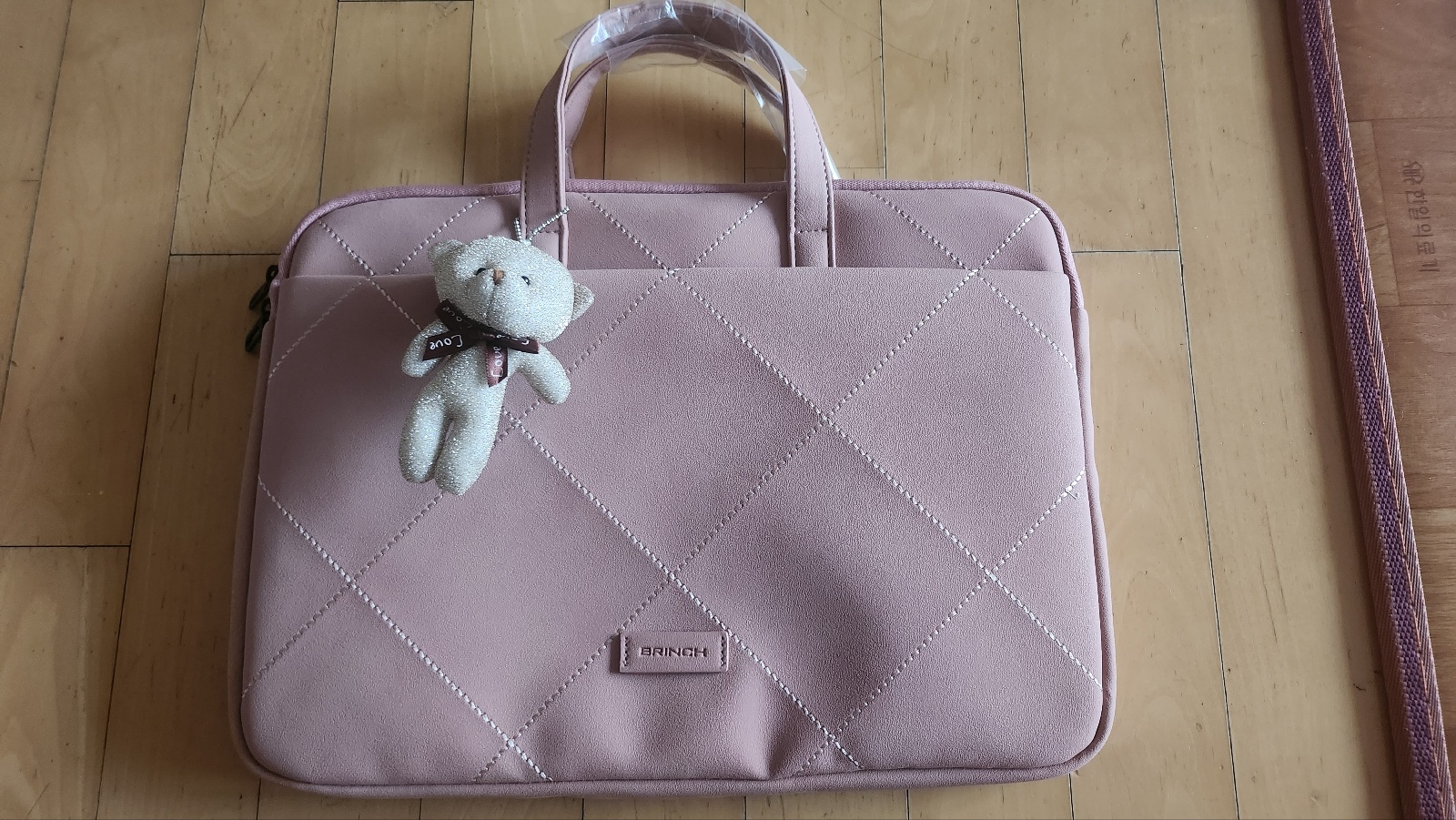 쿠팡-인디핑크색-노트북가방