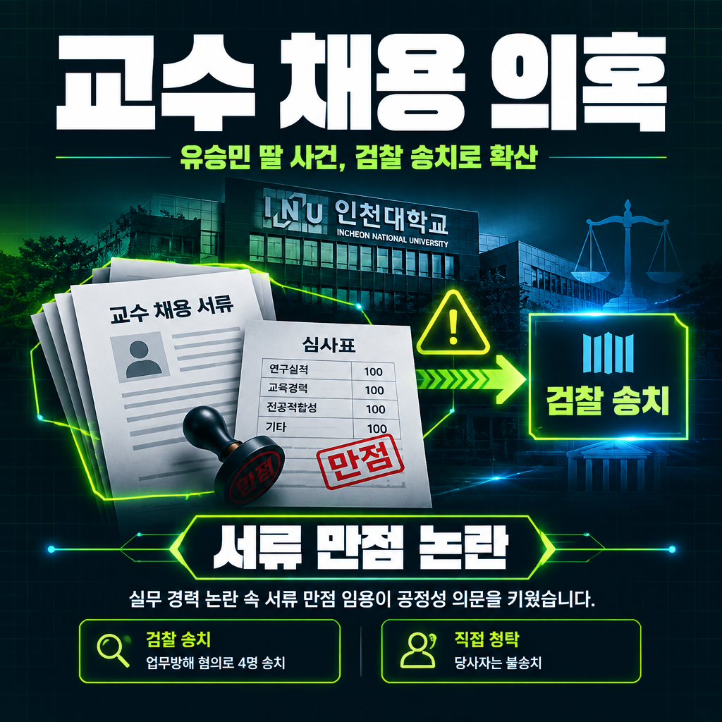교수 채용 의혹