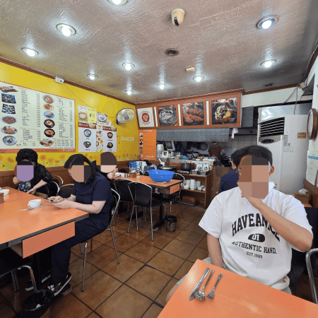 맛있는집소풍 미아본점 분식집 내부