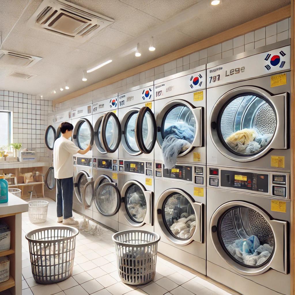 빨래방 건조기 사용법