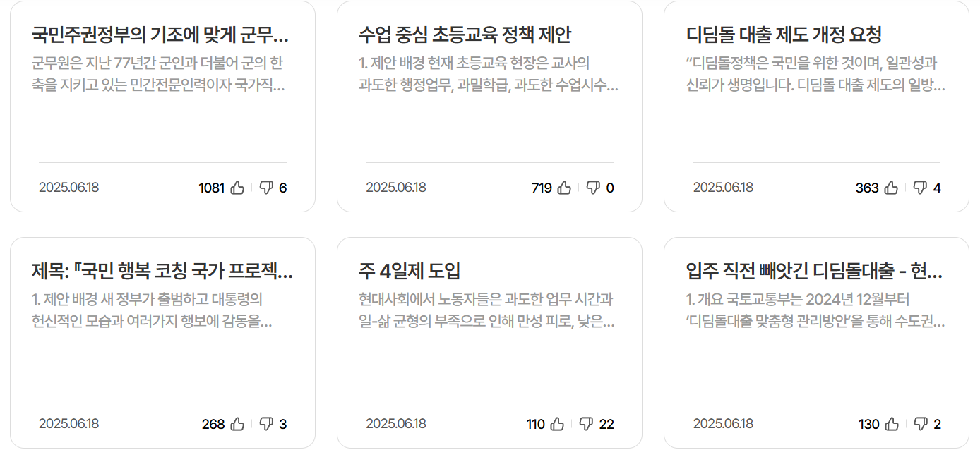 제안 이후에는 어떻게 되나?｜AI 분류&middot;공론화 절차