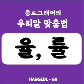 율 률 맞춤법 완벽정리 합격률 합격율_9