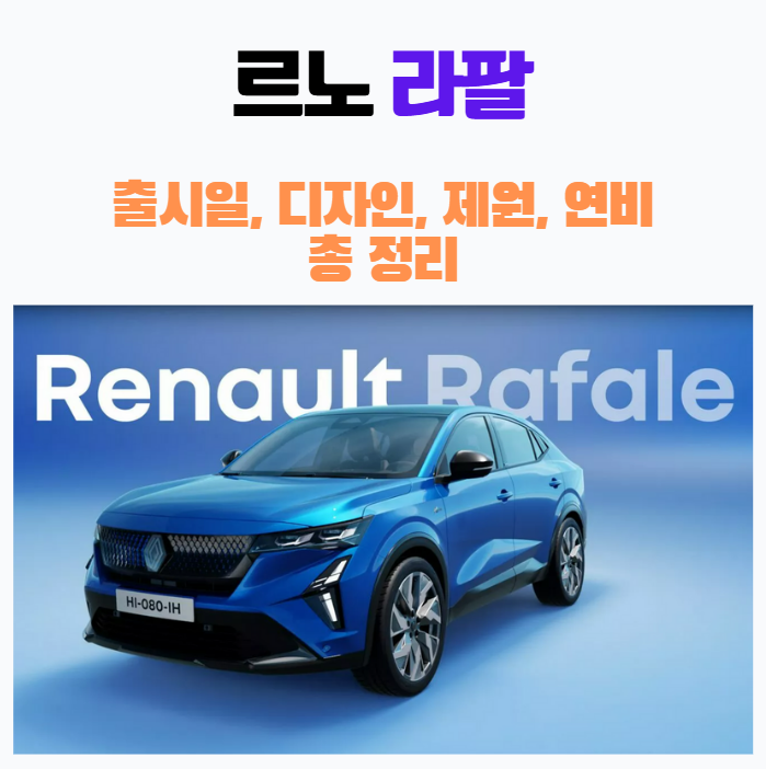 르노 라팔 출시 예정일, 디자인, 제원, 연비, 가격 총 정리 썸네일