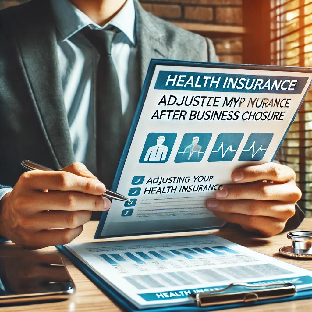폐업 건강보험 조정