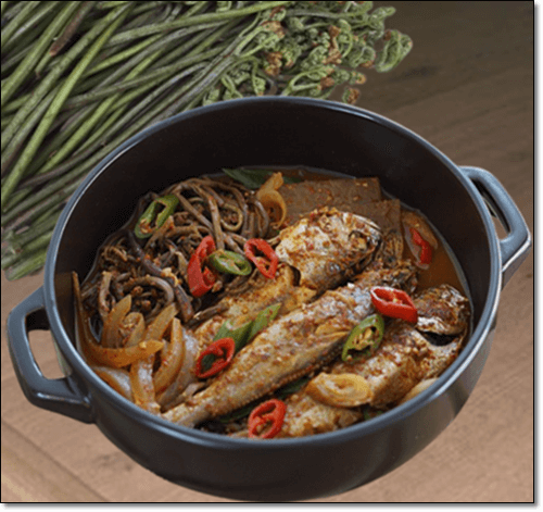 고사리 조기찜