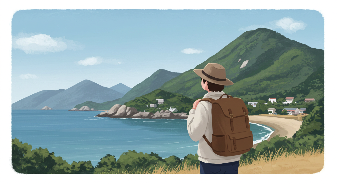 강원도 혼자 여행 - 바다와 산이 함께 있는 풍경