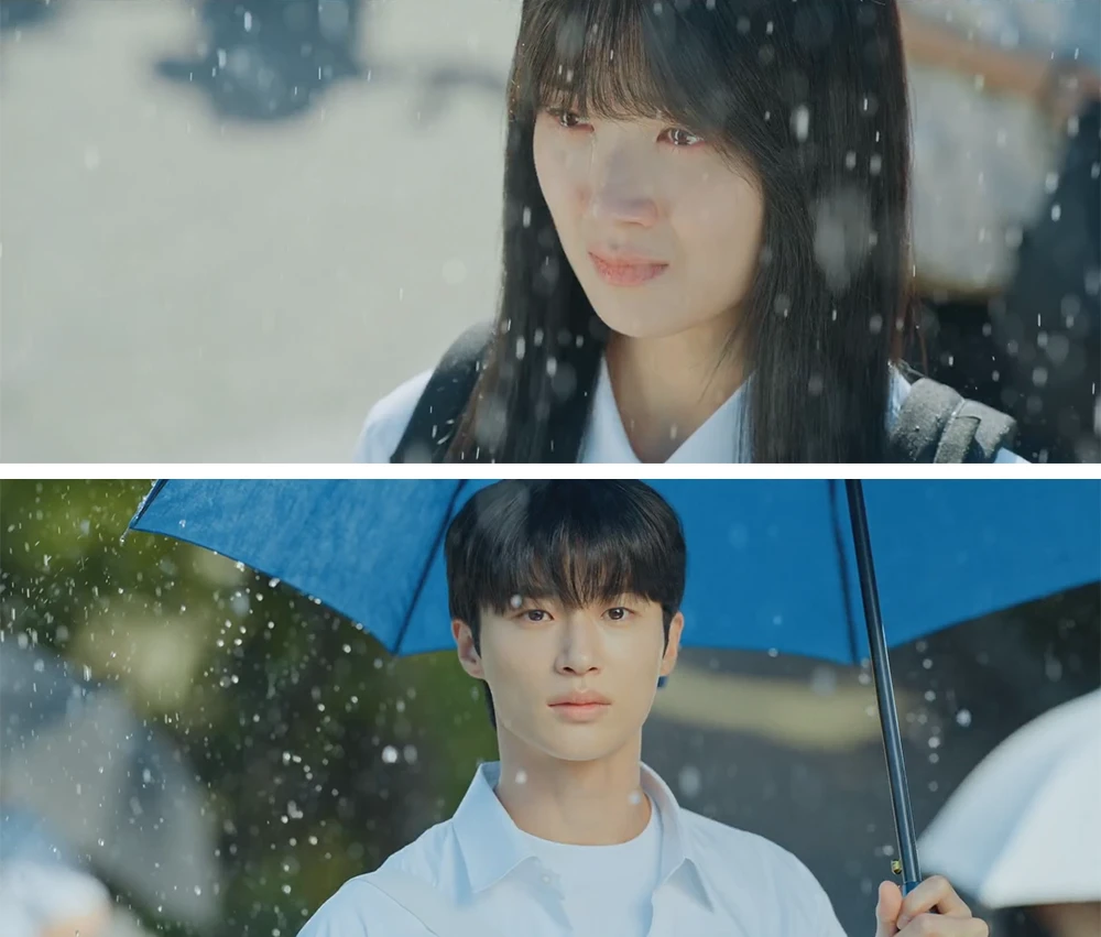 소나기를-맞으며-자신을-보고-울고있는-솔이를-발견한-선재