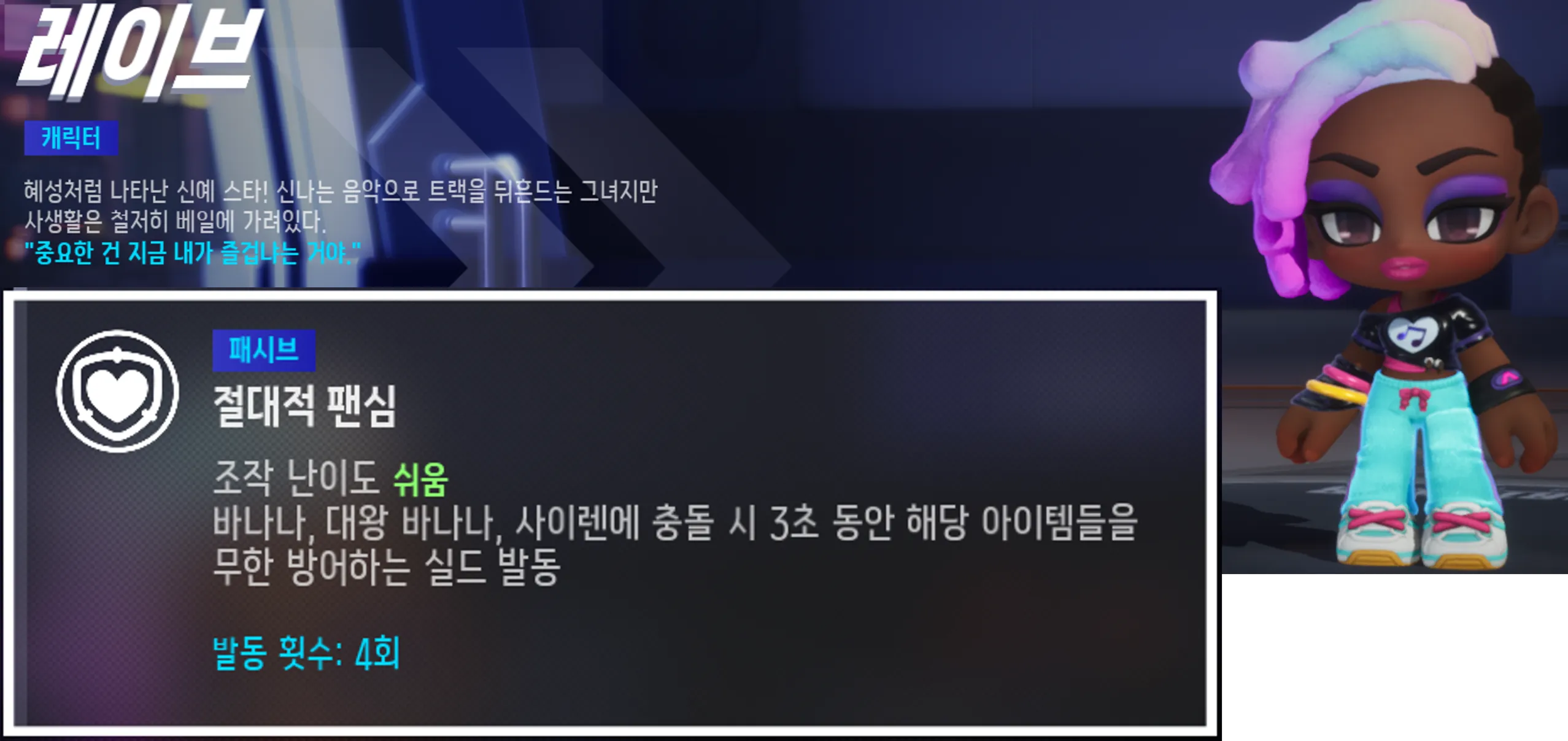 카트라이더 드리프트 캐릭터 스킬