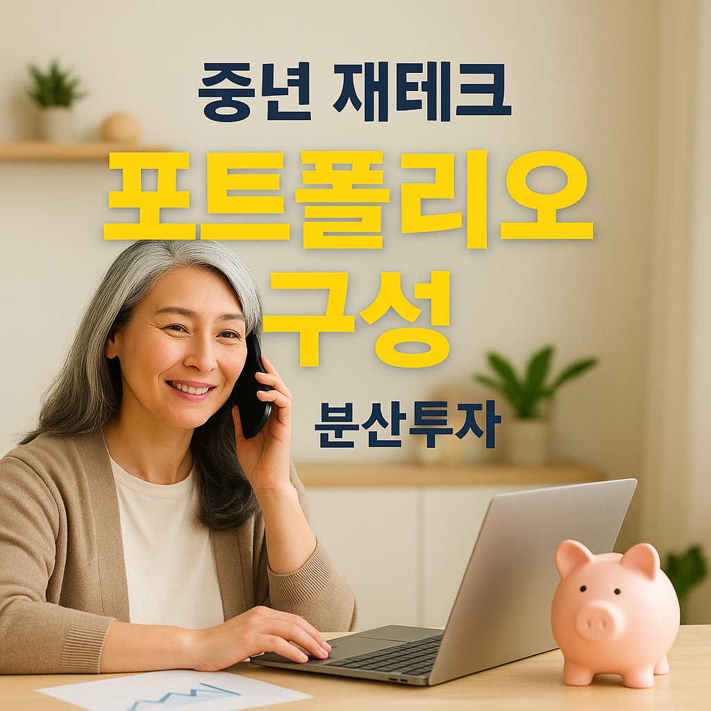 [6편] 중년 여성 재테크를 위한 투자 포트폴리오 구성법 📈