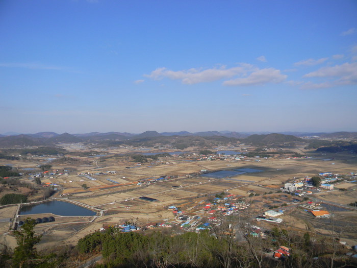 건지산에서 바라본 천하