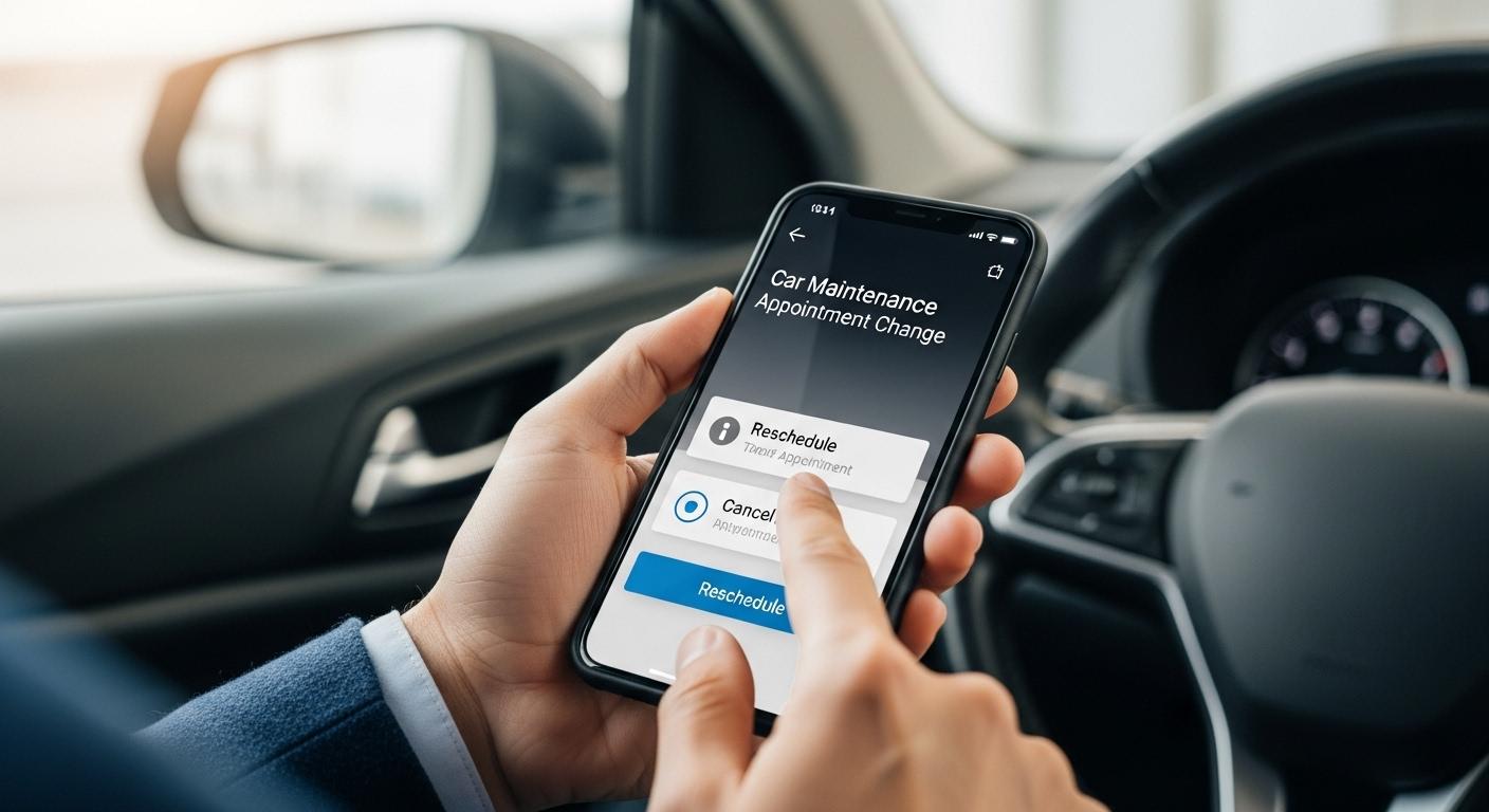 자동차 정기점검 예약 변경