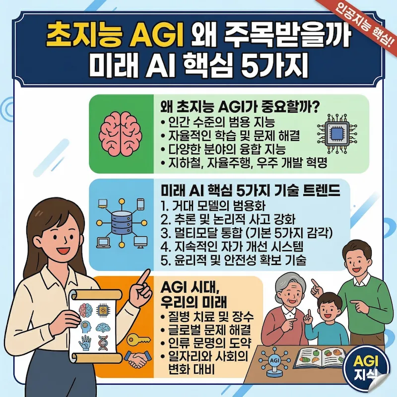 초지능 AGI 왜 주목받을까 미래 AI 핵심 5가지