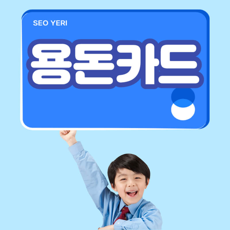 초등학생 어린이 자녀 용돈카드 비교