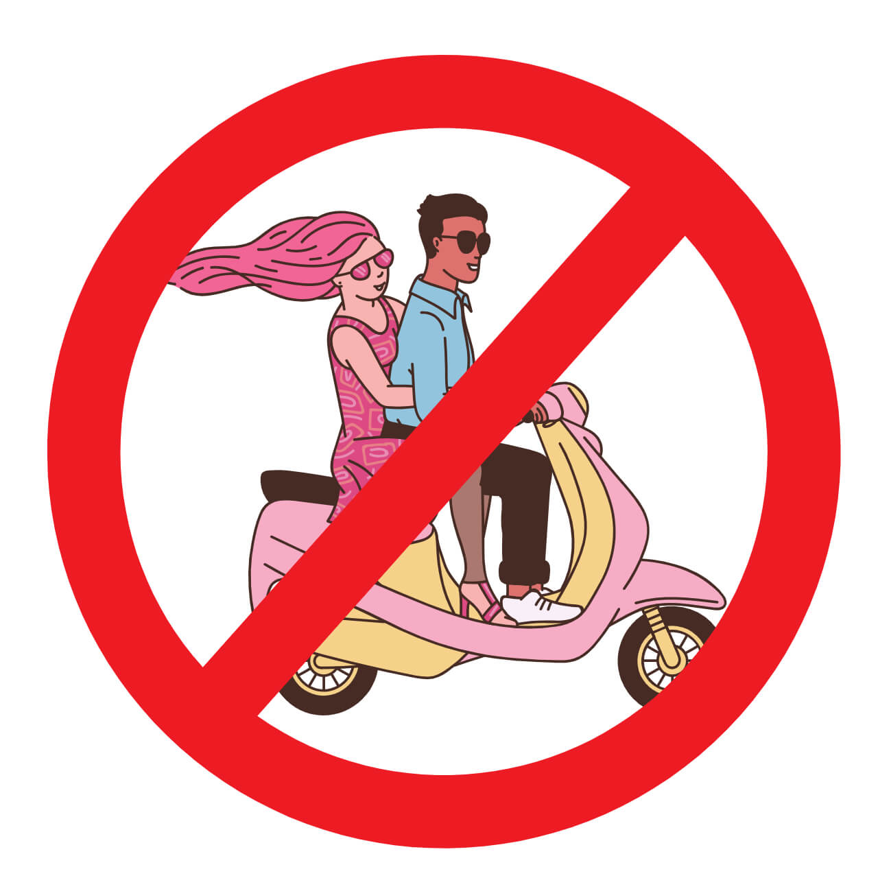 오토바이 안전장구 미착용