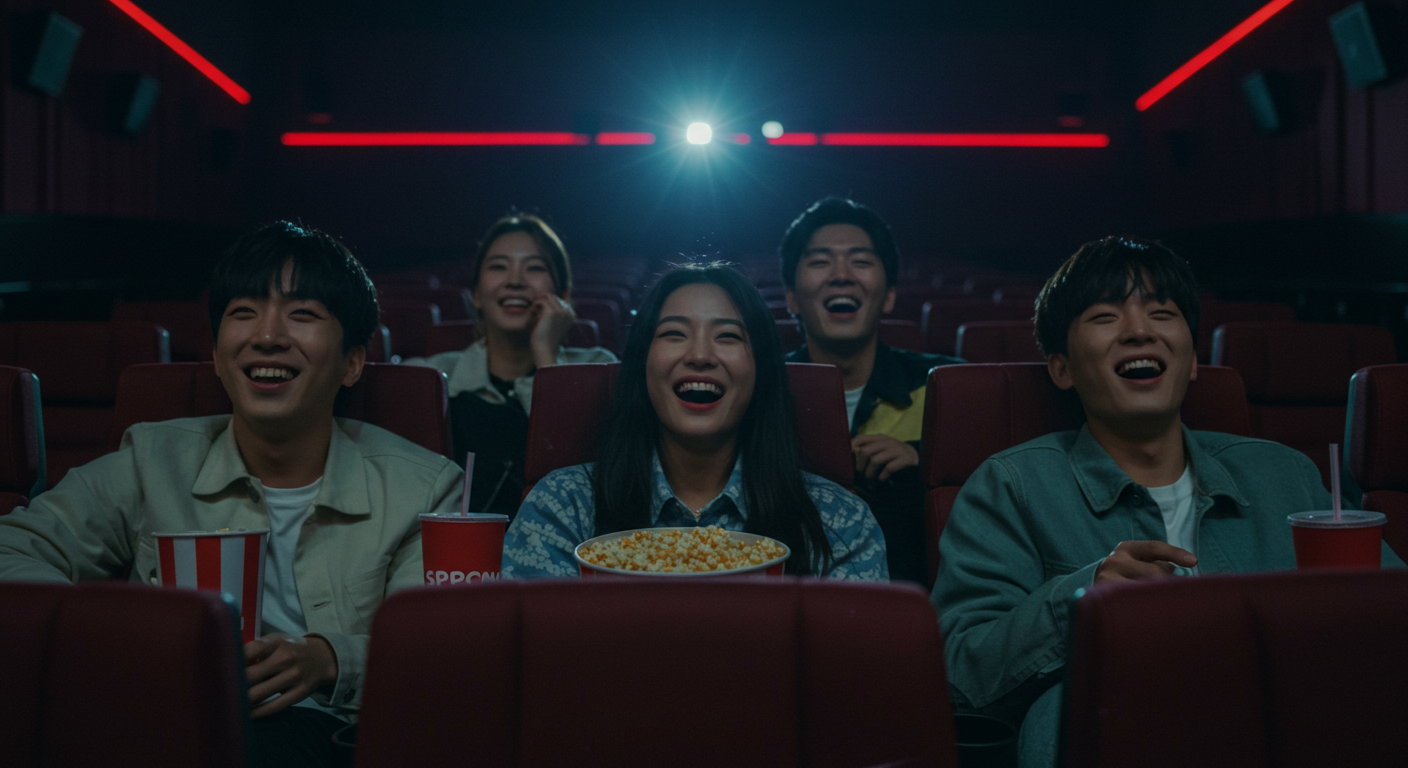 mz세대들의 영화관 극장 모습