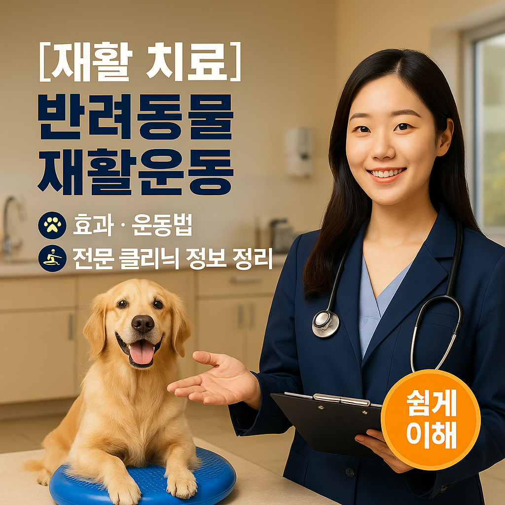 [재활 치료] 반려동물 재활운동 ｜ 효과·운동법·전문 클리닉 정보 정리