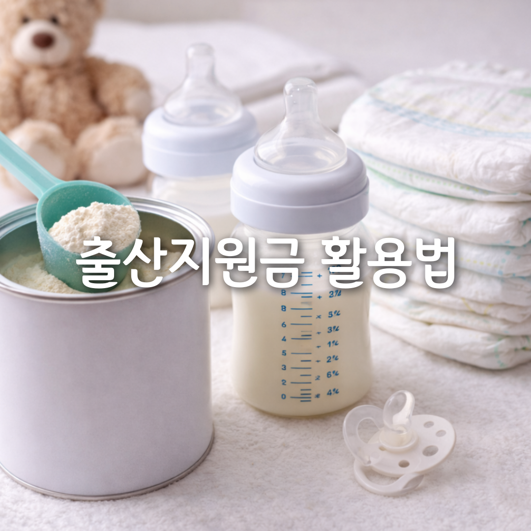 출산지원금, 이렇게 쓰면 생활비가 확 줄어요☑️