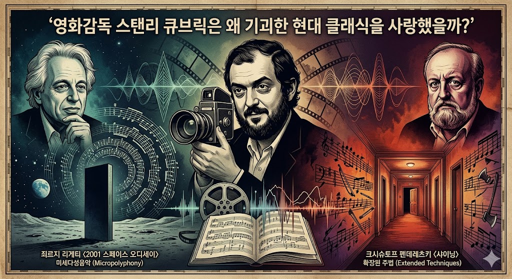 영화감독 스탠리 큐브릭은 왜 기괴한 현대음악을 사랑했을까?